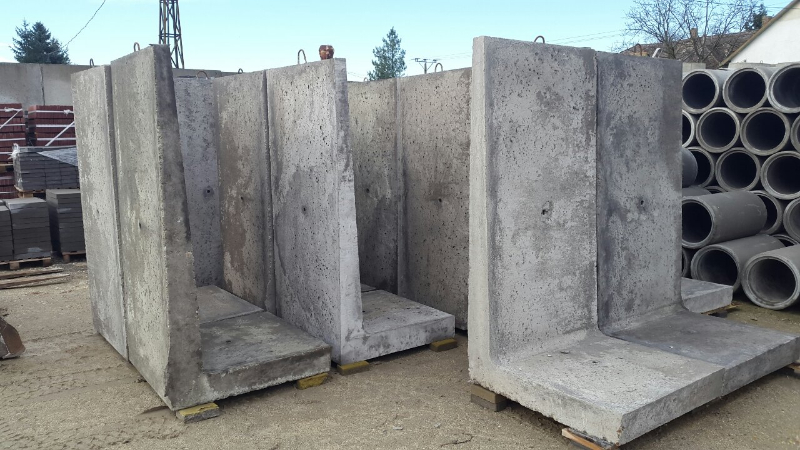 beton támfalelem ar mor